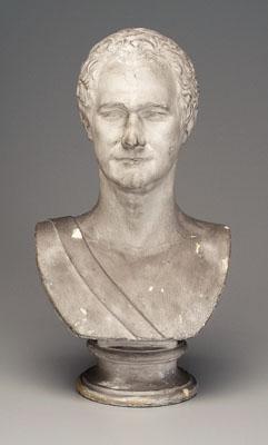 Appraisal: Portrait bust of Alexander Hamilton classically rendered after Giuseppe Ceracchi