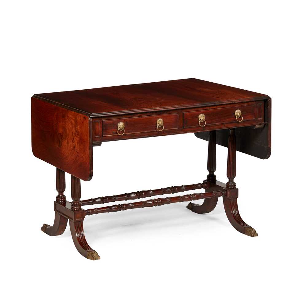 Appraisal: Y REGENCY COLONIAL ROSEWOOD SOFA TABLE EARLY TH CENTURY cm