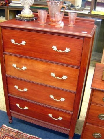 Appraisal: FOUR DRAWER CHEST