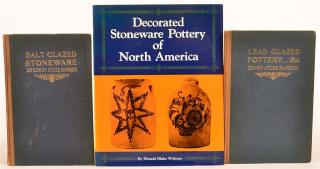 Appraisal: vols Books on Pottery Stoneware Barber Lead Glazed Pottery NY