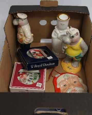 Appraisal: Royal Doulton Hippos on Holiday Pa Hippo HH Grandpa Hippo