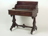 Appraisal: DESK - Rosewood captain's desk circa H x W x