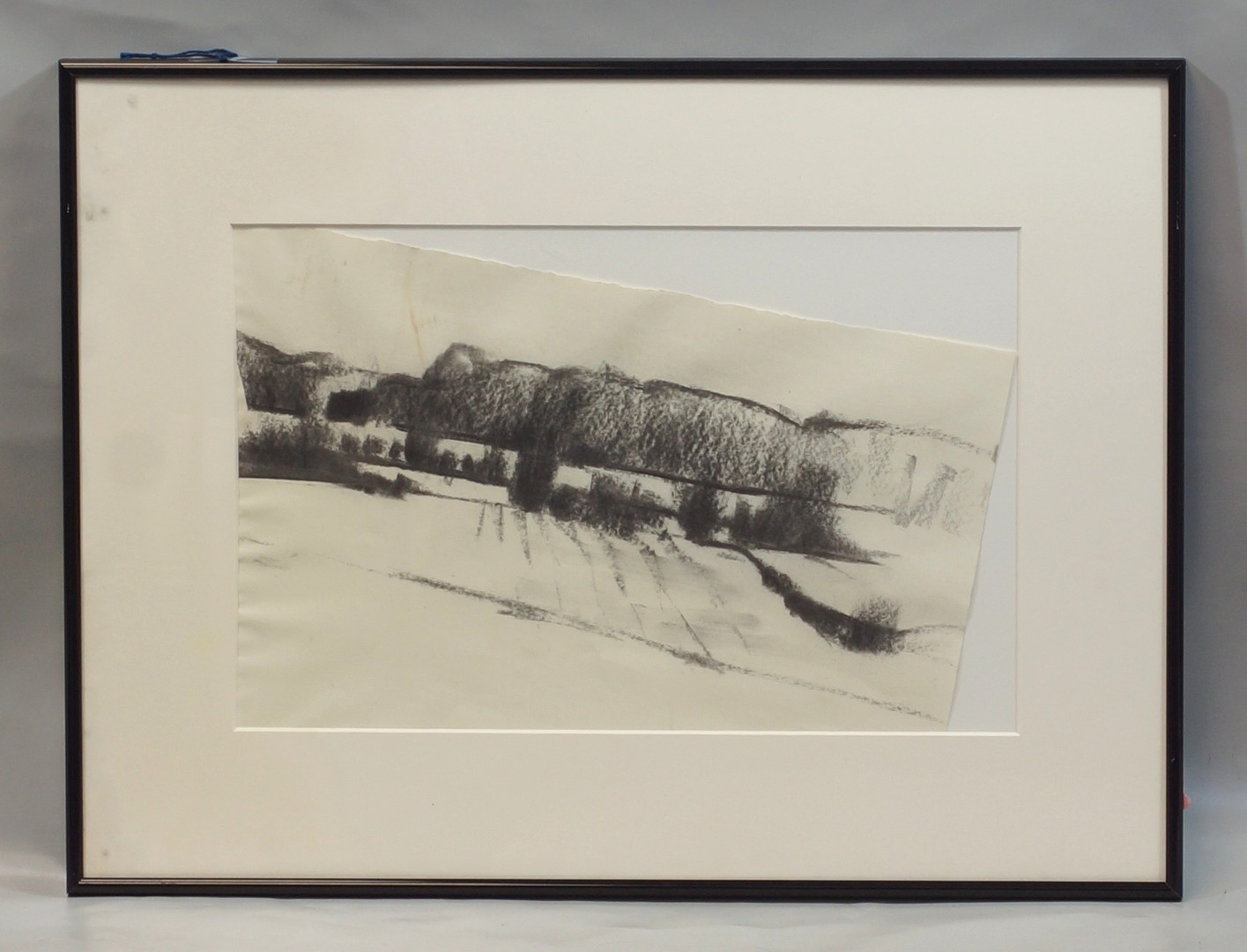 Appraisal: Tom Bostelle American PA - charcoal on paper Landscape x