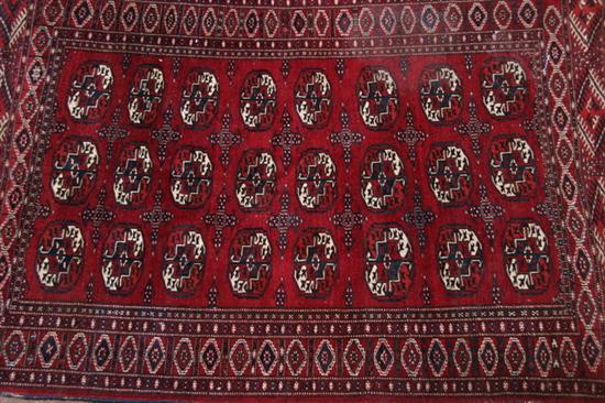 Appraisal: TURKEMAN RUG - ft in x ft in PROVENANCE Estate