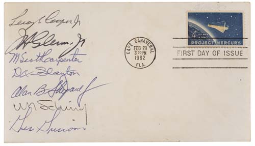 Appraisal: Mercury Postal Cover A First Day of Issue postal envelope