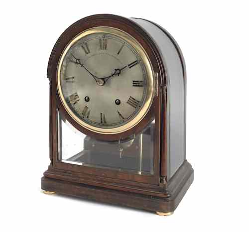 Appraisal: Winterhalder Hofmeier shelf clock retailed by J E Caldwell h