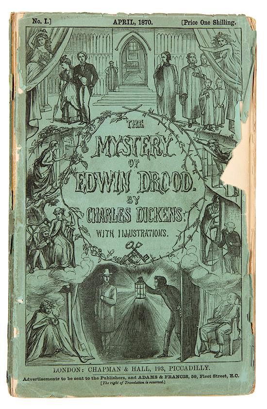 Appraisal: DICKENS Charles The Mystery of Edwin Drood London Chapman and