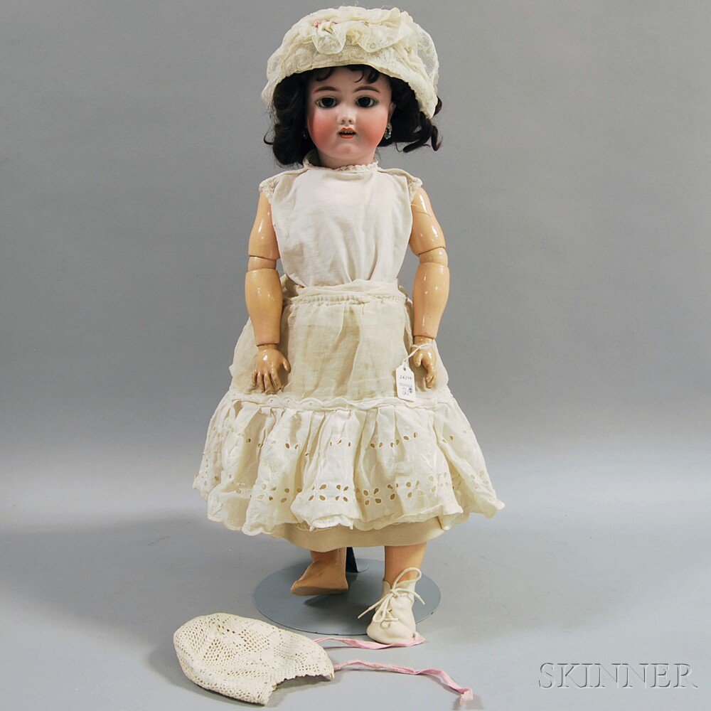 Appraisal: Simon Halbig Handwerck Bisque Head Doll Germany early th century