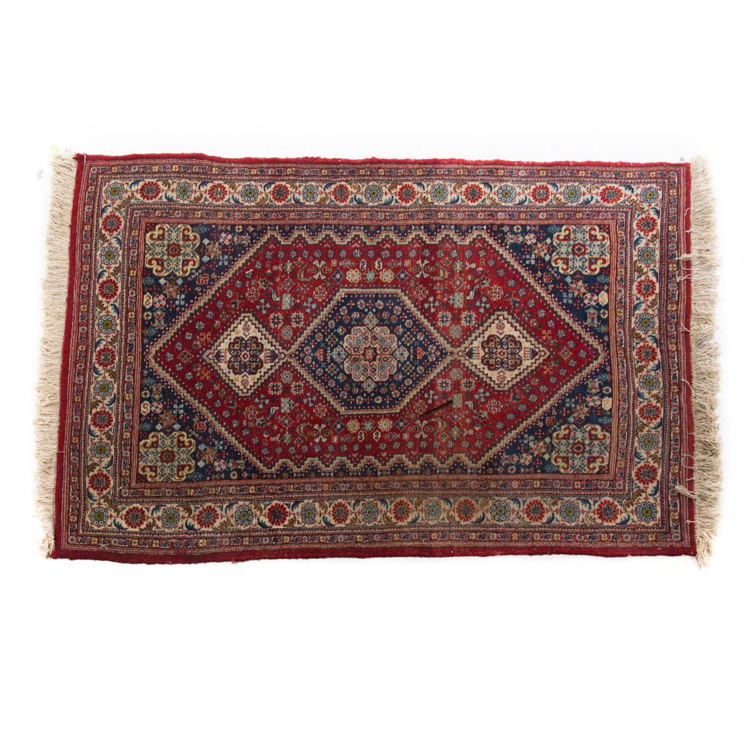 Appraisal: Persian Abadeh rug approx x Iran modern Condition Needs to