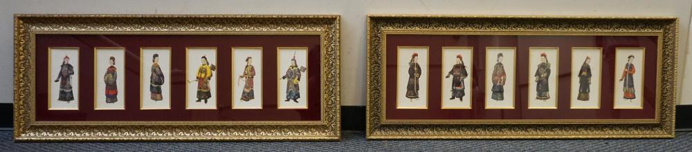 Appraisal: Chinese Portraits of Men and Women in Traditional Clothing Ten