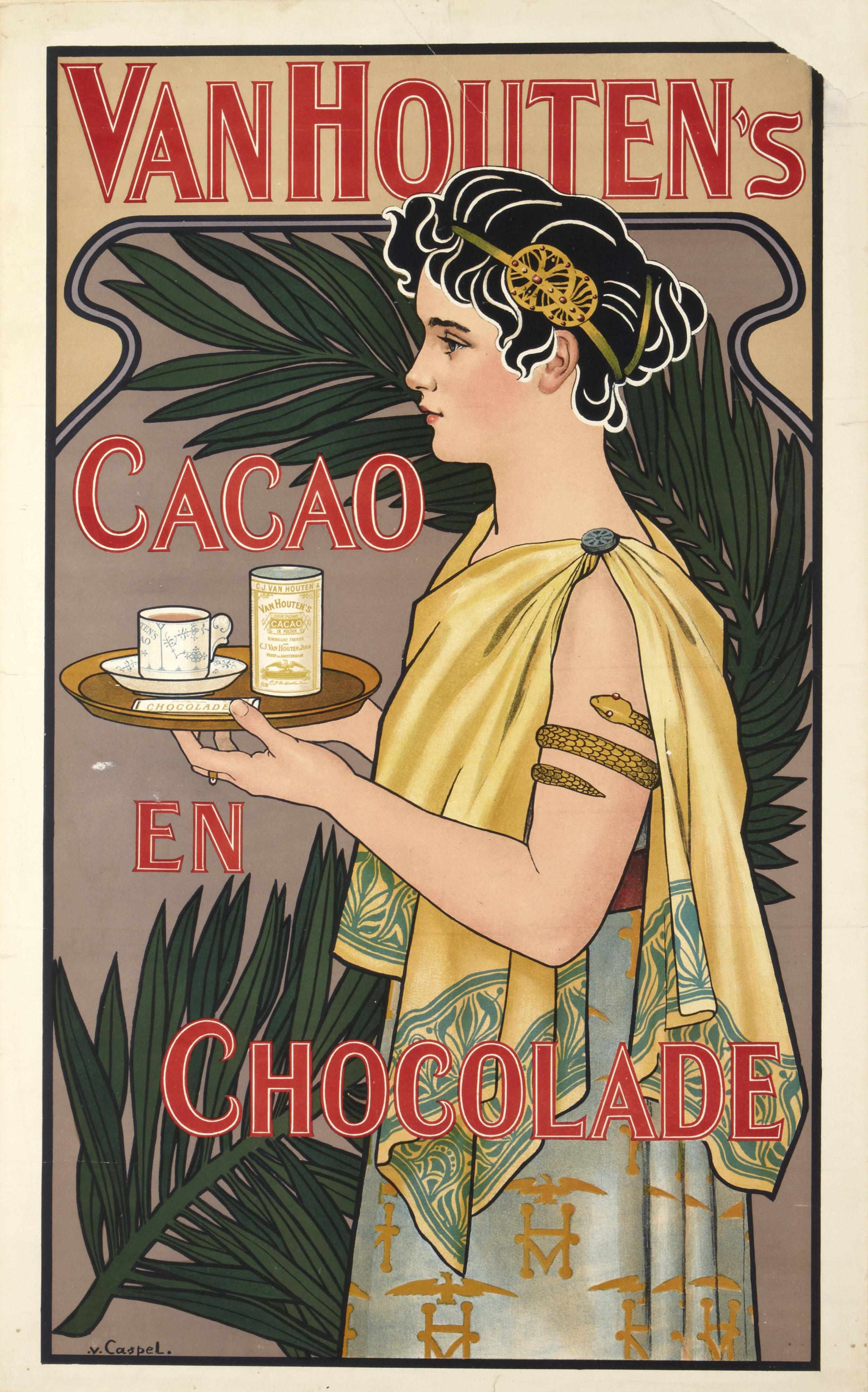 Appraisal: Johann Georg van Caspel Dutch - Van Houten Cacao et