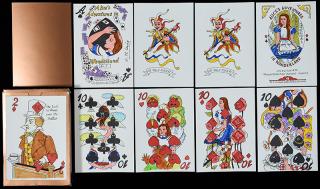 Appraisal: Elaine Lewis Alice s Adventures in Wonderland Transformation Playing Cards