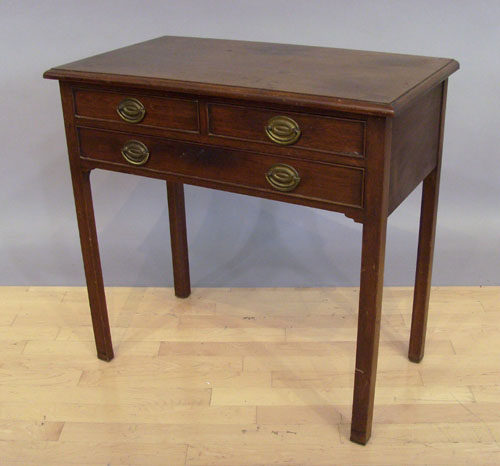 Appraisal: Chippendale style mahogany dressing table h w