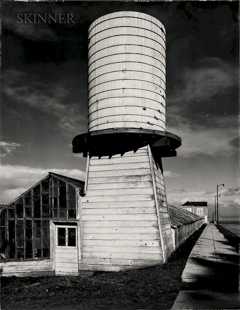 Appraisal: Ansel Adams American - Old Water Tower San Francisco Ansel