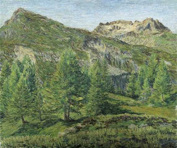 Appraisal: SEGANTINI GOTTARDO Puisano - Maloja Maloja Oil on board x