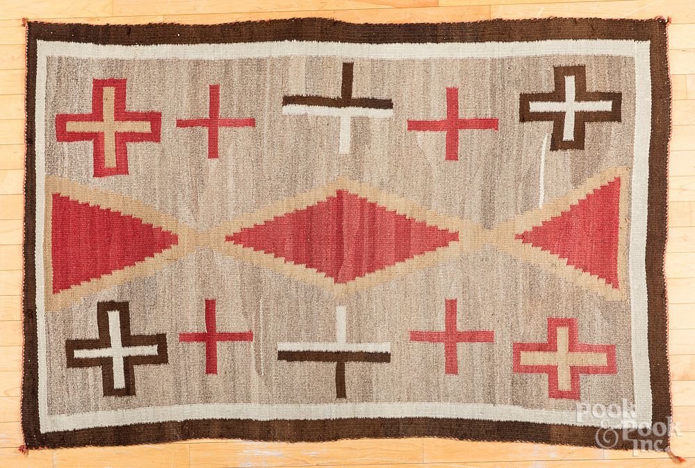 Appraisal: Navajo Indian rug x Navajo Indian rug x Provenance Wyomissing