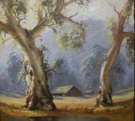 Appraisal: Twentieth Century Australian School Untitled oil on board signed '