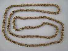 Appraisal: A carat gold fancy link chain approx cm wt approx