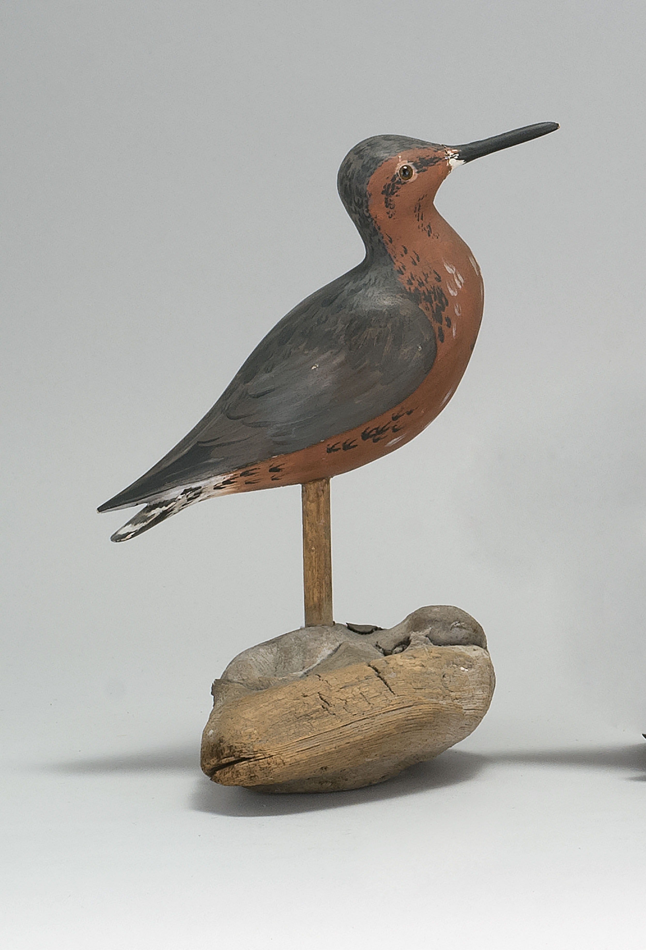 Appraisal: LIFE-SIZE ROBIN SNIPE DECOY th CenturyBy Alvin A White of