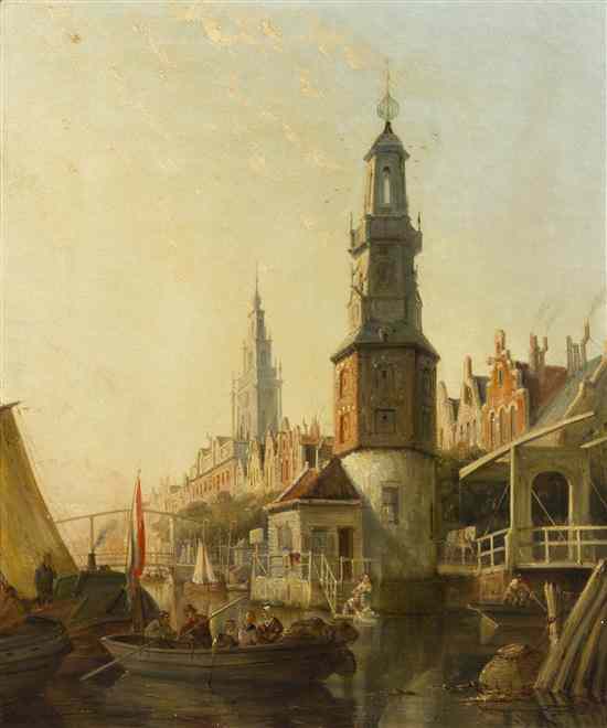 Appraisal: William Raymond Dommersen Dutch - The Mont Allansch Tower Amsterdam