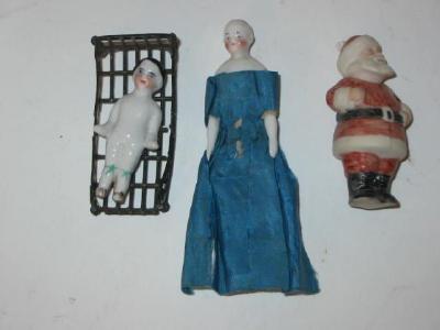 Appraisal: A china head doll's house doll high a china frozen