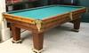 Appraisal: POOL TABLE - Circa - O L Briggs pool table