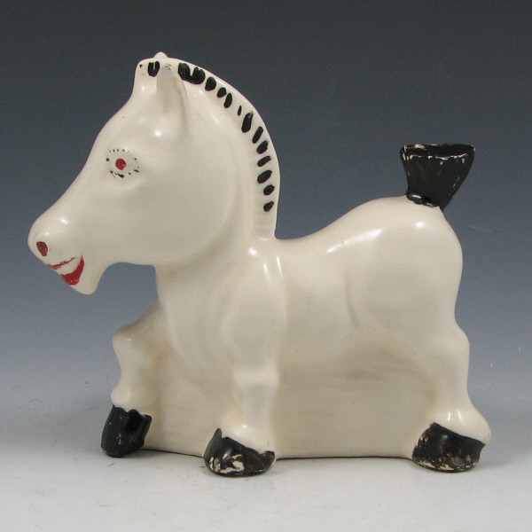 Appraisal: Hull Early Novelty Crazy Horse Planter Early Novelty Crazy Horse