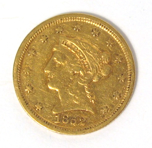 Appraisal: U S TWO AND ONE-HALF DOLLAR GOLD COIN Liberty head