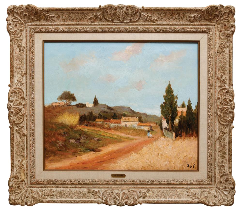 Appraisal: Marcel Dyf French - Campagne de St Tropez Pampelone oil