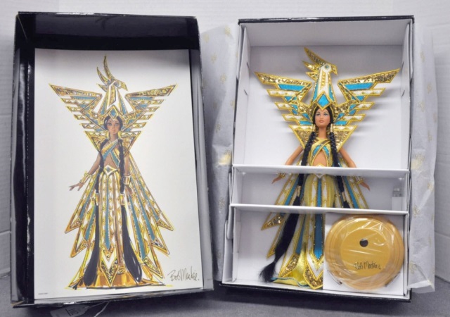 Appraisal: Collectible Barbie DollBy Mattel Bob Mackie Fantasy Goddes of the