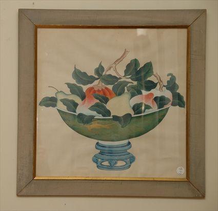 Appraisal: Japanese Still Life Painting on Cloth