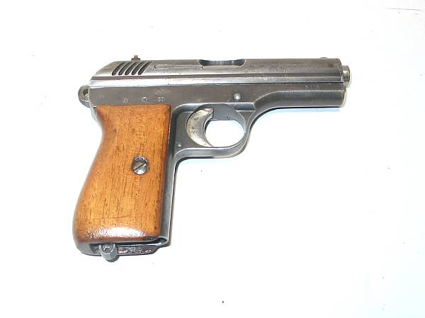 Appraisal: A CZ model semi-automatic pistol Serial number mm blued finish