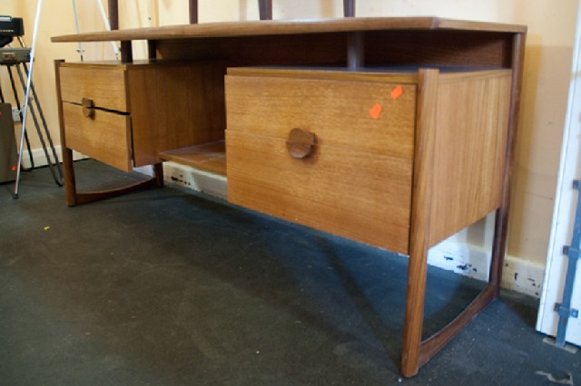 Appraisal: ENGLISH MID CENTURY TEAK DESK