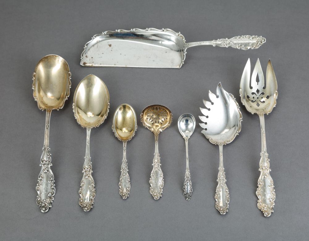 Appraisal: Good Group of Gorham Luxembourg Pattern Sterling Silver Serving Pieces