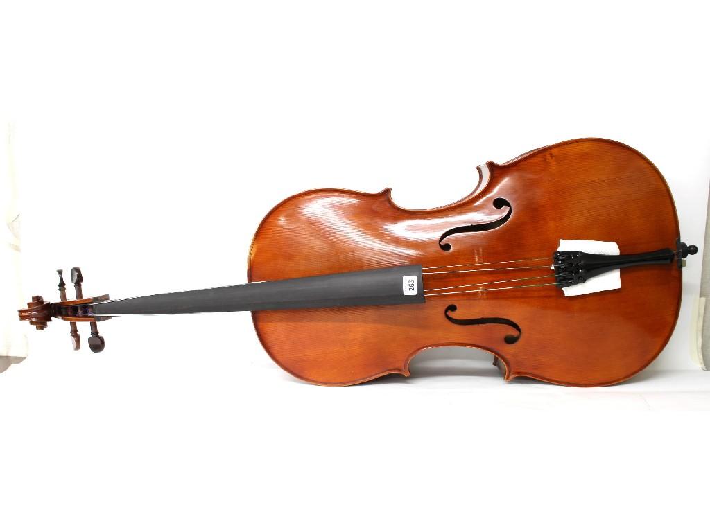 Appraisal: Contemporary violoncello labelled Gennaro de Luccia cm