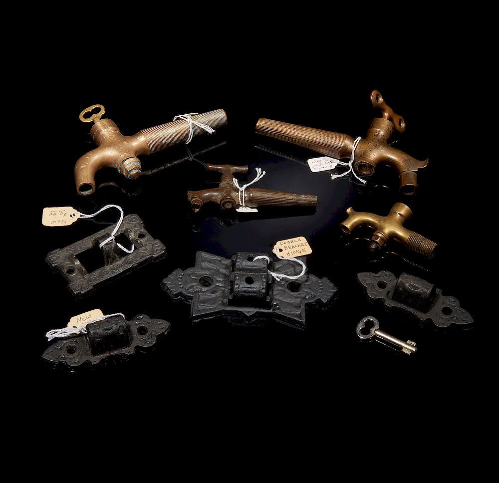 Appraisal: Assorted Spigots and Brackets Lot of assorted items comprising four