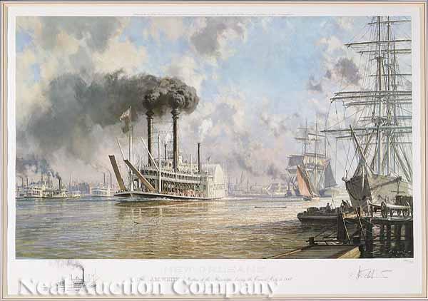 Appraisal: After John Stobart English b New Orleans The J M