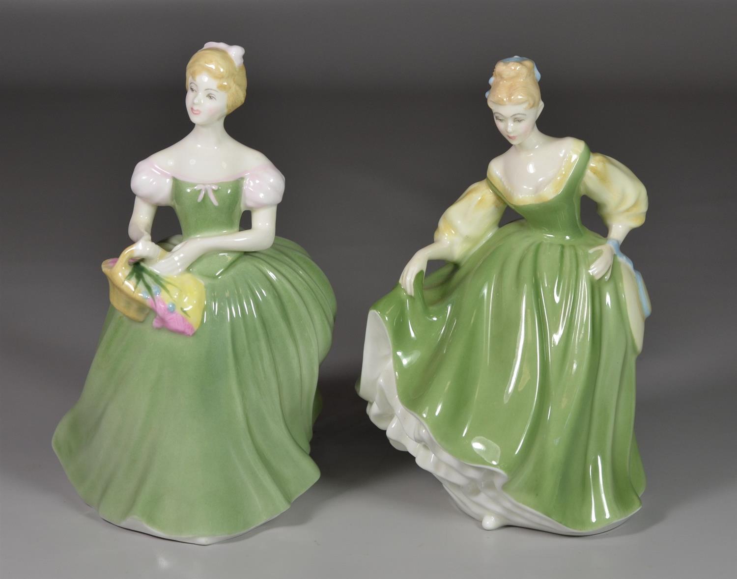 Appraisal: Royal Doulton bone china figurines Clarissa HN Fair Lady HN