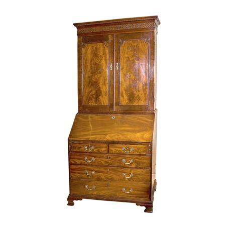 Appraisal: George III Style Mahogany Secretary Estimate -