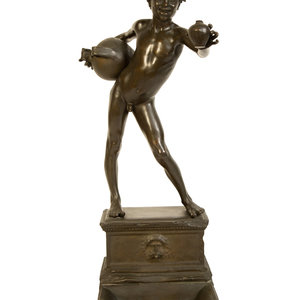 Appraisal: Vincenzo Gemito Italian - Aquailol The Water Vendor bronze signed