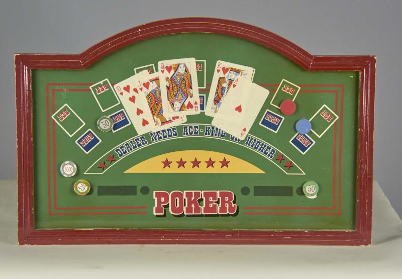 Appraisal: Lot Of Casino Gambling Related Signs These contemporary signs include