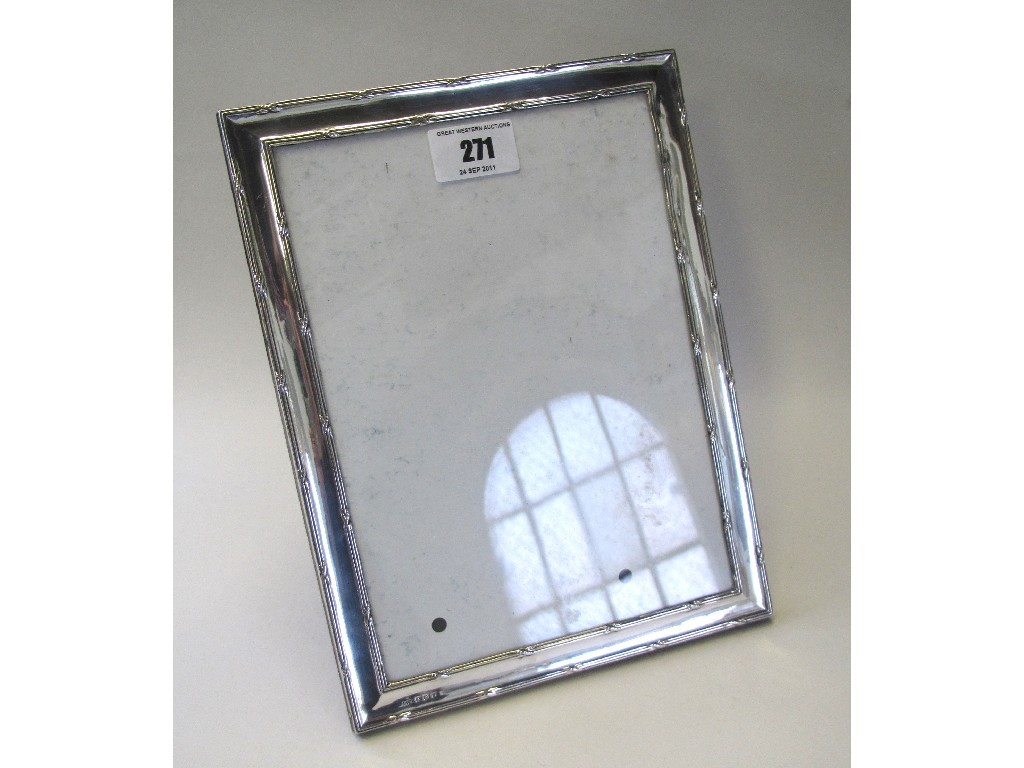 Appraisal: Silver mounted photo frame Birmingham