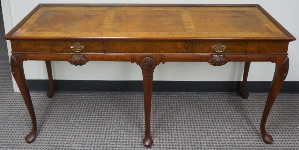 Appraisal: Baker Georgian Style Inlaid Yewood Sofa Table x x in