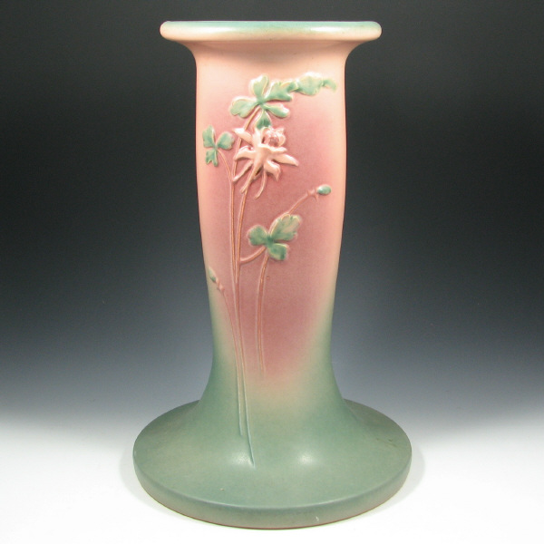 Appraisal: Roseville Columbine Pedestal for Jardiniere Roseville Columbine pedestal in smaller