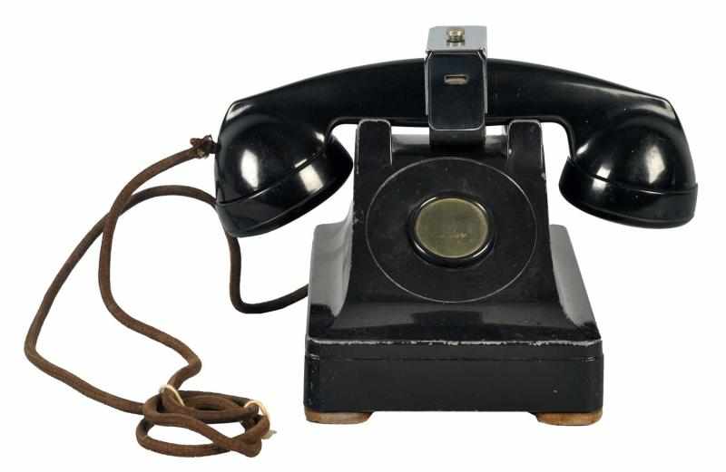 Appraisal: Western Electric Non-Dial Phone with Vents Circa Small plungers missing