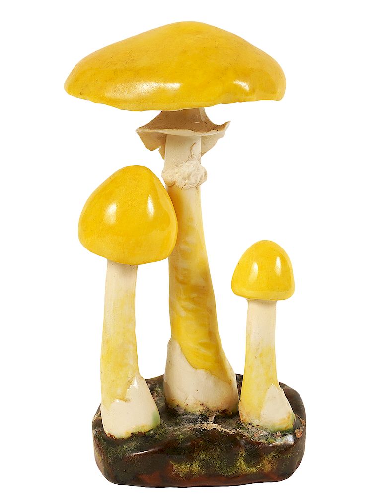 Appraisal: Lorenzen 'Amanita Citrina' Mushroom High Ernst Alma Lorenzen mushroom 'Amanita