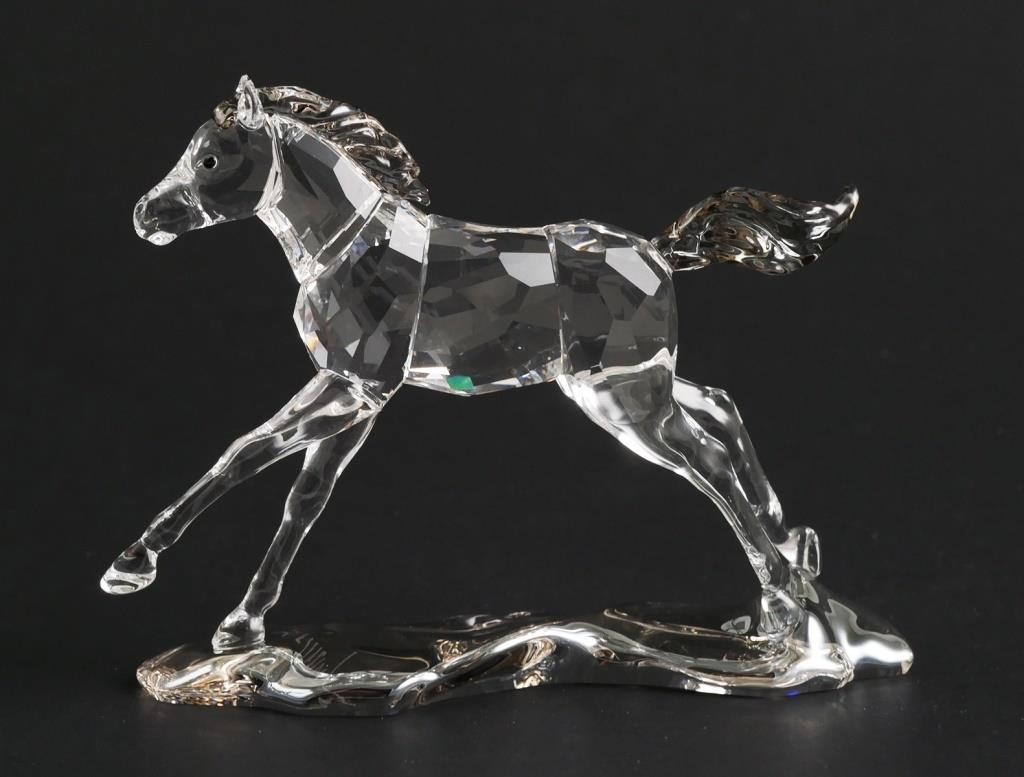 Appraisal: Retired Swarovski Annual Edition Companion Foal Horse figurine is MIB