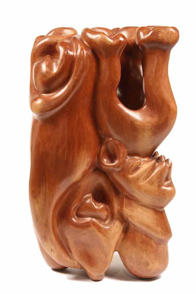 Appraisal: WOOD SCULPTURE - 'Lunar' by William Horace Muir ME -