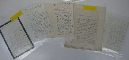 Appraisal: ARTISTS BONHEUR ROSA Group of Autograph Letters Signed R Bonheur