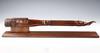 Appraisal: YACHT TILLER - Circa unusual carved mahogany tiller which transcends